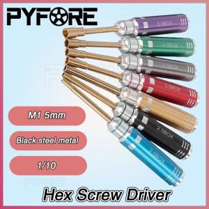 PYFORE 육각 렌치 - 2.0/2.5/3.0/3.5/4.0/4.5/5.0 BOX RC 모델 자동차 크롤러 버기 트럭 수리 도구