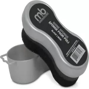 M B 샤인 스펀지 가죽 신발용 슈 폴리쉬 액세서리 블랙