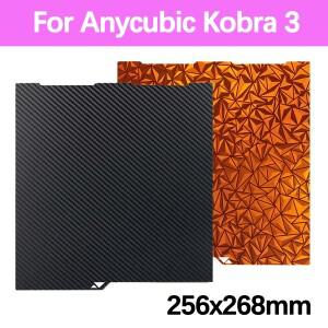 애니큐빅 코브라 3 빌드 플레이트 256x268 PEI 스프링 스틸 시트 PEO PET PEY 펜 양면 콤보