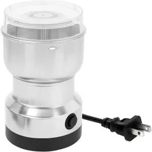 커피 원두 견과류 및 향신료용 전기 그라인더 150W 스테인리스 스틸 볼 금속 칼날 UL 승인 110V 원터치