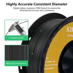 KINGROON PETG 필라멘트 PLA 3D 프린터 번들, 혼합 색상 FDM 인쇄 재료 도매, 10kg, 1.75mm