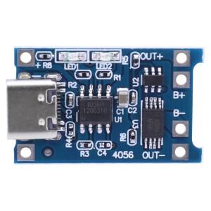 C타입 마이크로 미니 USB 보호 기능 리튬 이온 배터리 충전기 모듈 보드, 5V 1A 18650 TP4056, 1-20 개