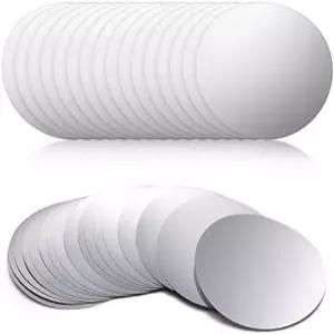 스카일리 50피스 실버 와인 퍼러 리퀴드 스톱 디스크 알루미늄 호일 위스키 얇은 재사용 가능한 스파우트