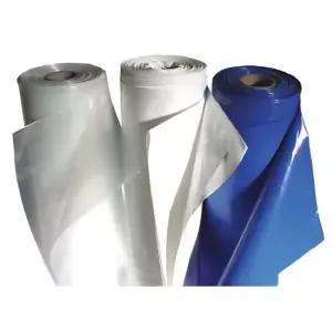 17피트 x 120피트 6마일 허스키 브랜드 슈링크 랩 화이트