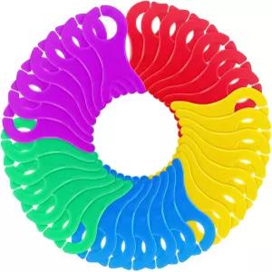 버터퍼니 40피스 대형 실 보빈 스풀 뜨개질 재봉 코바늘 도구 크로스 스티치 정리용 홀더5가지 색상