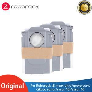 기존 Roborock s8 maxv ultraqrevo curvQRevo 시리즈saros 10 먼지 봉투 액세서리 진공 일회용