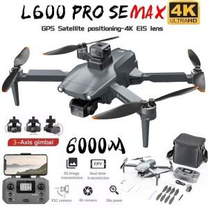 L600 PRO MAX/PRO GPS 드론 4K 3축 PTZ HD 듀얼 카메라 레이저 장애물 회피 브러시리스 모터 5G WIFI FPV