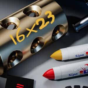 솔리드 페인트 마커 오일 기반 잉크 방수 고온 방지 금속 목재 플라스틱 유리 석재에 마크 쓰기