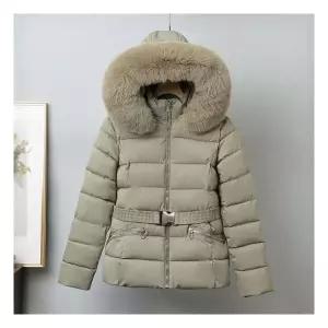 [에이시크] 라비앙 벨트 퍼 후드 점퍼 C25DJP025 3130002