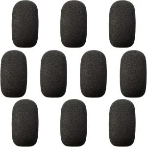 라발리에 마이크용 VELKPRO 10팩 소형 폼 윈드스크린 - 헤드셋 보호용 고밀도 마이크 커버