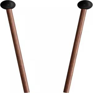 텅 드럼 망치 글로켄슈필 나무 손잡이가 달린 고무 실로폰 타악기 벨 스틱