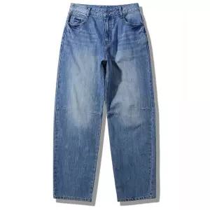 매장정품 JEEP 지프 남여공용 라운드 루즈핏 다트 인디고 스트레이트 데님팬츠 (JQ1DPU104) 1142048