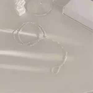 진주 구슬 비즈 발목 여름 패션 발찌 여리핏 오피스룩