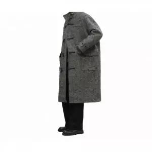 [매장정품] 제너럴아이디어 MAN 헤링본 하이넥 더플 코트 [BLACK] / SBE3M10012 3611034