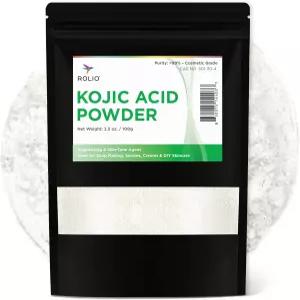 롤리오 퓨어 코직산 파우더 3.5온스(100g) - 비누 제조 크림 로션 세럼 등을 위한 천연 다용도 스킨케어