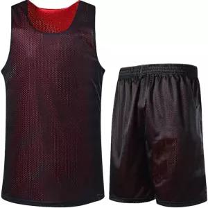 남성 리버서블 농구 유니폼 정장 블랭크 멘쉬 저지 팀 맞춤 셔츠 및 반바지