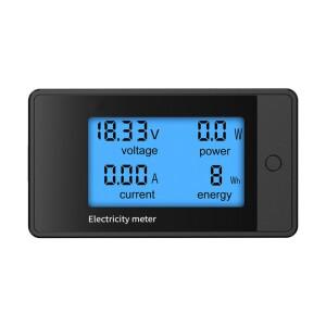 20A/50A/100A/200A 디지털 미터 DC8-100V 전압계 전류계 LCD 4-in-1 DC 전력 에너지 감지기 Amperimetro S