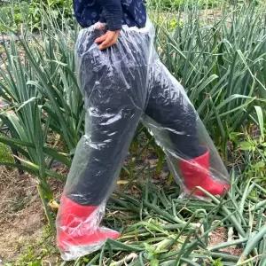 일회용 신발 방수커버 비닐바지