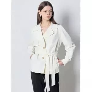 [오조크(OZOC)] 벨티드 숏 트렌치 자켓 (택가격: 149000원) 570070