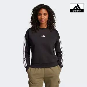 ㅇ매장정품ㅇ 아디다스 브랜드관 에센셜 3-스트라이프 플리스 스웨트셔츠 [JE1298] 122217