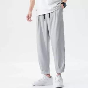 남자 항아리 바지 캐주얼 배기 바지 봄가을 조거 팬츠 kbe6+4mWj