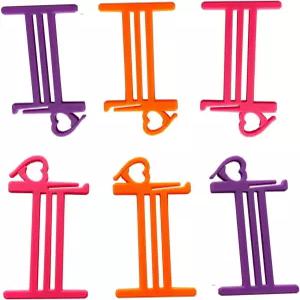 길림웨이 대형 뜨개질 보빈 엉킴 방지 뜨개질용 실 4인치 색상 3개 6개