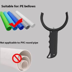 Pe 파이프 커터 환기 호스 플라스틱 가위 배관 도구 전문 핸드 툴
