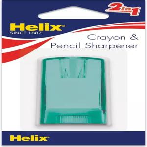 헬릭스 펜슬 크레용 캐니스터 샤프너 다양한 색상37112