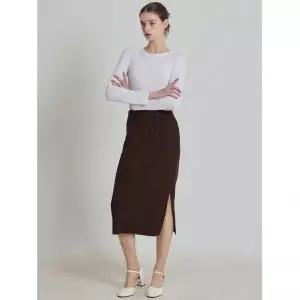 [오조크(OZOC)] 골지 니트 스커트 (택가격: 87000원) 570222