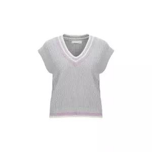 [오조크(OZOC)] 배색컬러포인트 오버사이즈 니트베스트 (택가격: 59000원) 570175