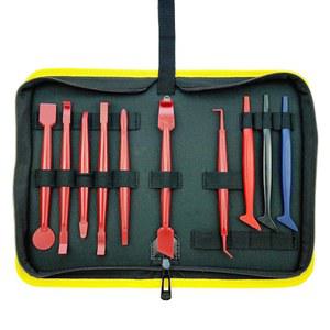 카틴츠 비닐 랩 가장자리 모서리 틴트 윈도우 랩에 캔버스 이상적 x 10인치 세트 필름 자동차 6인치 도구 파우치 11개