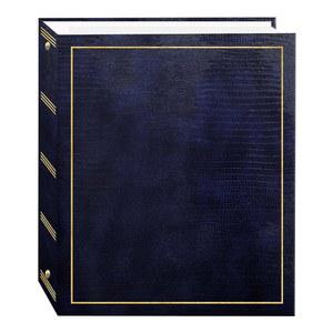 파이오니어 사진 앨범 마그네틱 셀프 스틱 3링 사진 앨범 100페이지 50매 , 네이비 블루