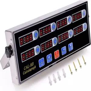 상업용 8채널 주방 타이머 디지털 레스토랑 전문가용 시끄러운 알람 요리 알림