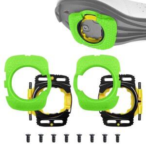 퀵 릴리스 자전거 신발 스터드 1쌍, 셀프 잠금 페달, 미끄럼 방지 스터드, 와후, 스피드플레이 제로 클리츠에 적합
