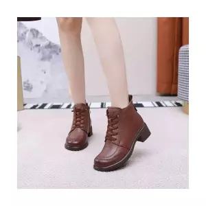 여친 빈티지 캐주얼 단화 가보시 봄가을 플랫워커 진가죽워커 플랫폼 앵클부츠 소프트키높이 OP3