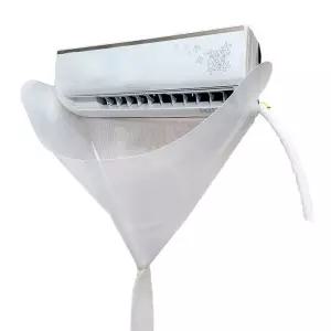 벽걸이 에어컨 가대 내부 셀프 청소 물받이 비닐 덮개