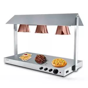 삼두 뷔페 실버 조명 음식보온램프 워머기 푸드