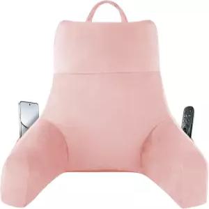 핀밥 침대용 등받이 베개 성인 독서 등 지지 메모리 폼 스탠드업 라운지 TV용 팔 소파 의자 기숙사 18인치