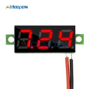 5Pcs DC 0-100V 2.5V-30V 0.28 인치 LED 디지털 전압계 측정기 볼트 감지기 모니터 테스터 패널 자동차 12