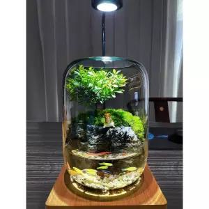 폭포 실내분수대 소품 조명 사무실 안개 인테리어