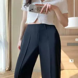 여자 데일리 슬랙스 직장인바지 빅사이즈 출근룩 캐주얼