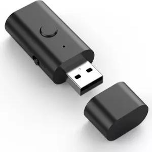 5.3 트랜시버 2-in-1 USB 블루투스 어댑터 3.5mm Aux 무선 저지연 마이크 내장 음악 스트리밍 핸즈프리