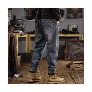 남성용 배기핏 청바지 배기팬츠 통통 일자 바지 빅사이즈 긴 CH1