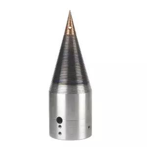 장작 쐐기 콘형 스플리터 스크류 땔감 송곳 보어 야영