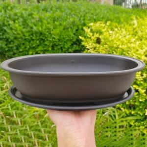 플라스틱 분재 훈련용 화분 두꺼운 직사각형 식물 재배 모조 자주토 다육식물 가정 정원용