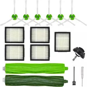 iRobot Roomba i7+ i6+ i3+ i8+ i4+ i5+ i2+ i1+ i 시리즈 로봇 진공 부착용 교체 부품 키트 고무 브러시