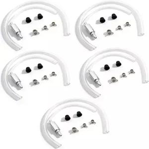 4 PCS 범용 브레이크 액 디플레이터 블리드 호스 시스템 공구 자동 모터사이클 클러치 단방향 체크 밸브