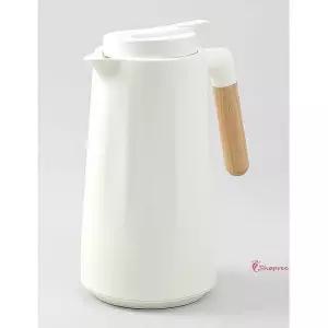 보온주전자 진공 화이트 테이블포트 이중유리 보냉 보온포트yvf299