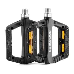 로드 마운틴 BMX MTB 자전거를 위한 록브로스 산악 자전거 페달 나일론 9/16인치 밀폐 베어링 경량 플랫폼