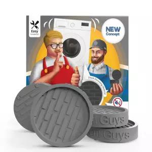 세탁기용 사일런트 가이 방진 패드 세탁기 고무 매트 격리